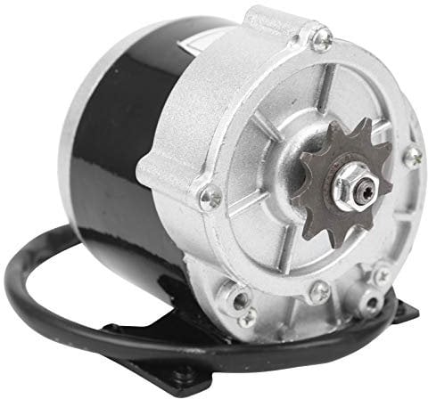 VGEBY Roller Motor, MY1016Z 12V 350W DC 9T Untersetzung Elektromotor Kompatibel für Elektroroller Fahrrad Kit Modifikationszubehör Für Elektrofahrräder