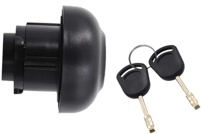 Locking Fuel Tank Filler Cap Cover Compatible With Ford Transit MK7 2006-2014 Locking Fuel Tank Cap Petrol Filler Cap with 2 Keys 1715043 9C119K163AA