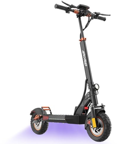 iENYRID Electric Scooter for Adults, M4 Pro S+ Folding Motorized Kick Adult Foldable 10 Off-Road Tires Fast Speed Long Range,3 Speed Modes, LCD Display,Dual Braking System, Black