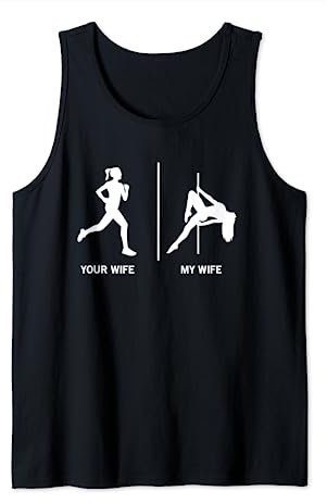 Pole Dance Geschenk Ehemann Mann Poledance Tank Top