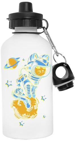 Spazio Ca Borraccia In Acciaio Inossidabile Riutilizzabile Per Bottiglia D'acqua Bianca