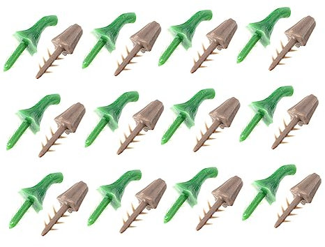 DIYEAH 100St Plastik-Kürbis-Griff Halloween-Deko-Zubehör kürbiszubehör selber Machen Kürbisgriffe aus Kunststoff Kürbisstiele Fallen Obst Werkzeuge Machen Base handhaben Kürbiskopf pp