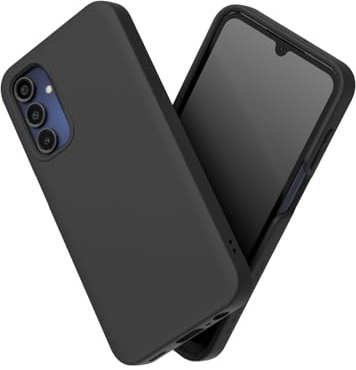 RhinoShield Case kompatibel mit [Galaxy A15(5G)] | SolidSuit - Stoßdämpfende & schlanke Schutzhülle mit Premium Finish - 3.5 Meter Fallschutz -Schwarz