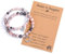 JSDDE Mutter-Tochter Armband - Schwester Freundschaft Beste Freundin Mit Herz Puzzle Rhodonit - Geschenk für Mama, Tochter, Freund, Schwester