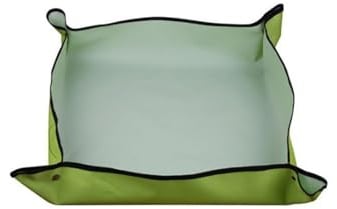 Spotact Oxford Pflanzmatte für Pflanzen, faltbar, Umtopfmatte, groß, tragbar, Sukkulenten, Kakteen, Bonsai, Pflanzschale, Innenbereich, für Pflanzen-Gartenliebhaber (Grün, 100 x 100 cm)