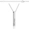 Lumari Gold Personalisierte Halskette mit Gravur - Edelstahl Anhänger, Wunschgravur Namenskette für Damen & Herren - Hypoallergener Schmuck Geschenk, Silber