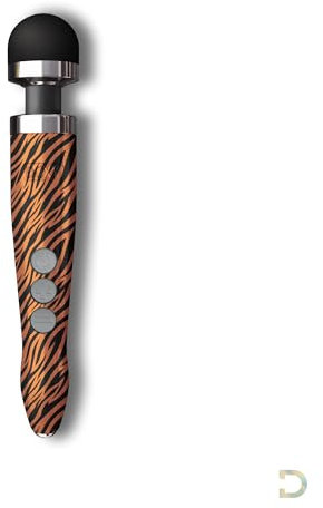 Premium Sexspielzeug: Doxy Die Cast 3 Wiederaufladbare Magic Wand Vibratoren für Frauen; Premium Magic Wand Massagestab für Frauen - Tigerin