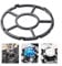 Cast Iron Work Stand, Universal Gas Hob Metal Trivets Support Ring, Non-Slip Reducer Ring Holder, Heavy Duty Thick Base Trivet for Mocha Expresso Pot Coffee Pot