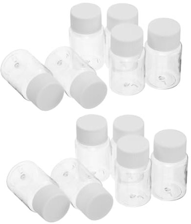 BEBEMOKO 25 Stück Box Separate Probenflaschen Hand-Aufbewahrungskorb abgeschrägte Brillenetui-Organizer-Tabletts Dichtungsteile Flüssigkeitsbehälter Handy-Ständer Schaumstoffteile transparenter