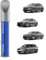 EVOOOR 9J9J/ F8J Gris Antracita Metalizado Retoque de pintura para Skoda, reparación de rayones de automóvil, solución rápida y fácil para la reparación.