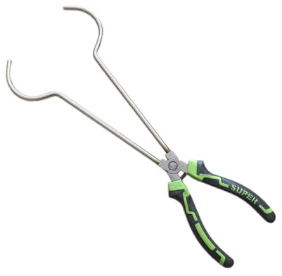 Pince en métal pratique pour le travail du métal et la création de bijoux - Pince à four à fusion dorée - Outil de téléphone portable pour le travail du métal