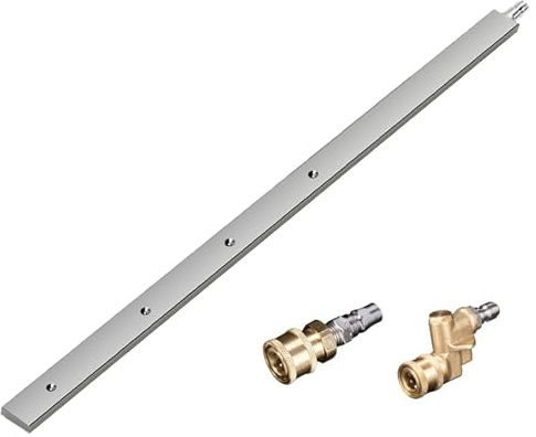 Herramienta de limpieza de radiador de coche, barra de extensión de 60 cm, limpiador de radiador sin desmontaje, herramienta de conexión rápida, barra de limpieza del radiador del vehículo (3 unidades