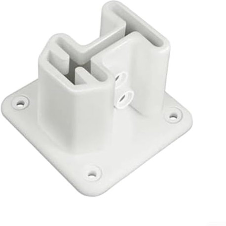 Besshepplo Flange per scaletta per piscina, per manutenzione di piscine fuori terra, in resina antiscivolo, staffe di supporto per scala, impugnatura di sicurezza, parti di ricambio (1 pezzo)