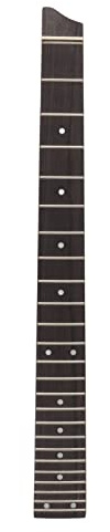 25 Bünde Ahorn-Gitarrenhals, kopfloser E-Gitarren-Vorbau, Palisander-Griffbrett, Hals, gespaltenes Ahorn-Griffbrett, leeres Brett für Musikinstrumententeil
