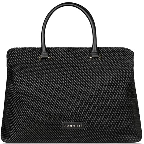bugatti Julice Tote Bag L für Damen 13, große Handtasche aus geprägtem Kunstleder