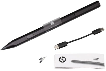 HP M07499-A21 Original Stylo Tilt Pen MPP 2.0 Noir | pour Envy x360 15-ed1000, Pavilion 14-dv0000ng, 15-eg0000