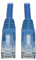 Eaton Cat6 Gigabit Snagless Molded UTP Patch Ethernet Cable, RJ45 Male-to-Male Cable, Blue, 2 Feet / 0.6 Meters (N201-002-BL)