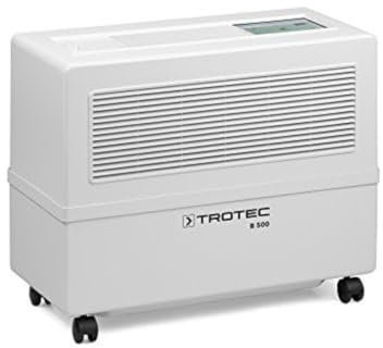 TROTEC Luftbefeuchter B 500 – Raumbefeuchter für große Räume bis 420 m²/ 1050 m³, 50 l Tank, mit Funksensorsystem