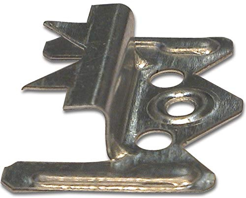 Fuchs Metalltechnik 2-100-003-0000-20 Profilholzkralle Nr. 3 Stahlband-verzinkt für Nut/Feder-Montage (1 PK=250 Stk.)