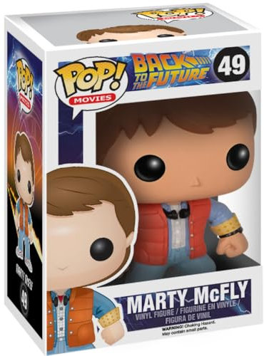 Funko Pop! Movie - Back To The Future - Marty McFly- Vinyl-Sammelfigur - Geschenkidee - Offizielle Handelswaren - Spielzeug Für Kinder und Erwachsene - Movies Fans - Modellfigur Für Sammler
