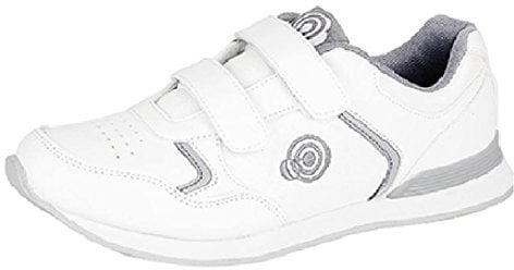 Dek Womens Lady Skipper Trainer Style Touch Fastening Bowling Shoes White 7 UK