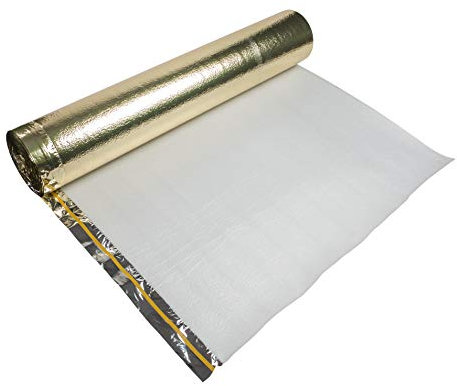 ETHERMA Laminoflies-10 Trittschaldämmung, 10 m² pro Rolle, Breite 1 m, Länge 10m, Stärke 3 mm, Zubehör zur ETHERMA Fußbodenheizung Laminotherm für Parkett und Laminat