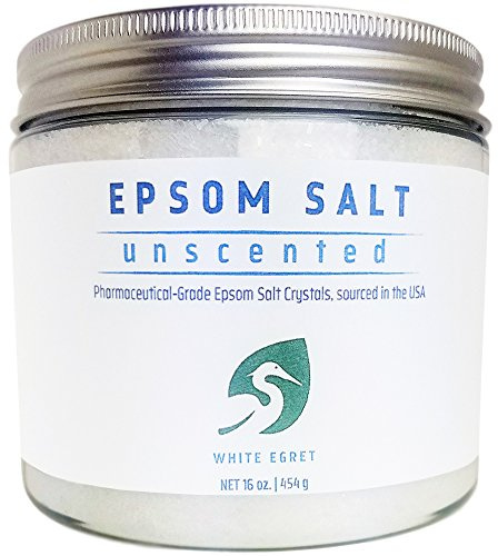 White Egret Epsom Salt Unscented 16 oz