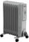 Daewoo Oil Filled 2000W Portable Radiator with Thermostat and Temperature Control - Ideal for Home, Garage or Office Use - White