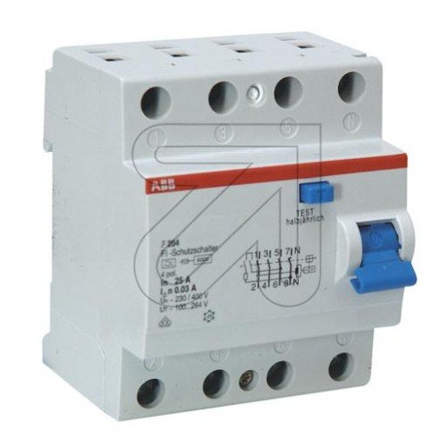 abb-entrelec f204 a-25 F204 A Differential/0,5 – 25 A 500 mA