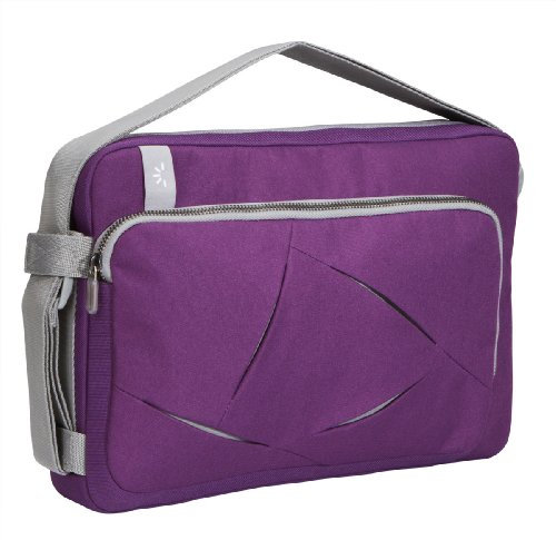 Netbook-Tasche Nylon lila/grau 12,1