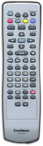 Original Remote Control for Goodmans GDVD303RW