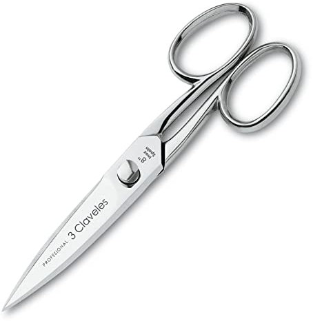 3 CLAVELES 410 - Ciseaux de Cuisine, INOX, 20,32 cm
