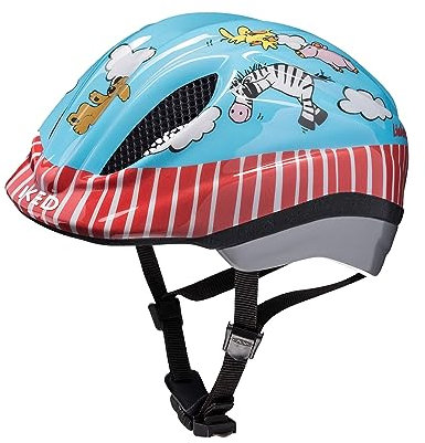 Meggy II Originals Kinder Fahrradhelm, Made in Germany, mit LED-Rücklicht, nur 220g, QUICKSAFE Verstellsystem und Insektenschutz