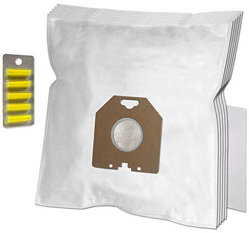 Set 5 Sacs Aspirateur + 5 Parfums + 1 Filtre pour Philips TCX 424, TCX 628, TCX 533, TCX 778, TCX 513, TCX 675, TCX 600, TCX 882