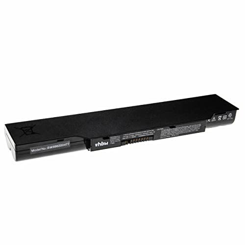 vhbw 1x Akku kompatibel mit Fujitsu Siemens LifeBook A531, A512, A530, AH512, A532, AH42/E Notebook (5200 mAh, 10,8 V, Li-Polymer)