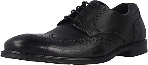 LLOYD Herren Schnürhalbschuhe Marian, Männer Businessschuhe,Derby,lose Einlage,Normalweit,schnürschuhe,schnürer,Anzugschuhe,SCHWARZ,44.5 EU / 10 UK