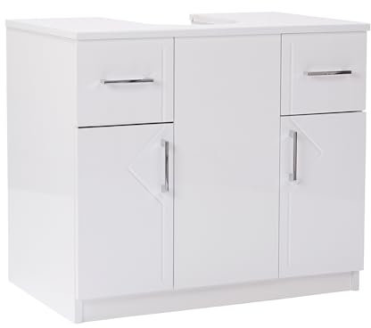 LIBEROSHOPPING.eu - LA TUA CASA IN UN CLIK Meuble sous lavabo Salle de Bain (2 Portes 2 tiroirs)
