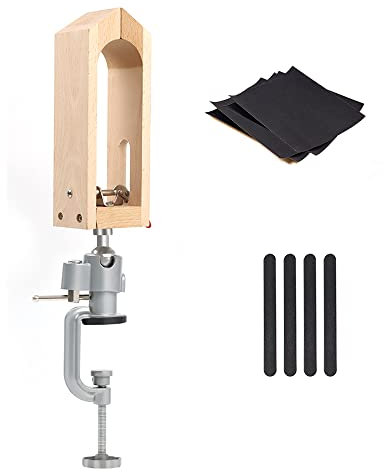 FASTTOBUY Leder Werkzeug Leder Pony, Leder nähen Crafts DIY Nähen Schnürsystem, Nähkloben zum festhalten des Leders beim Ledernähen(Universal Rotating Pony)