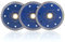 Diapro 3 Stück/Lot 10,2 cm Diamantklinge Super Dünn Diamant-Turbo-Sägeblatt Keramik Fliesen Scheibe für Granit Marmor Porzellan Keramik Fliesen Schneiden