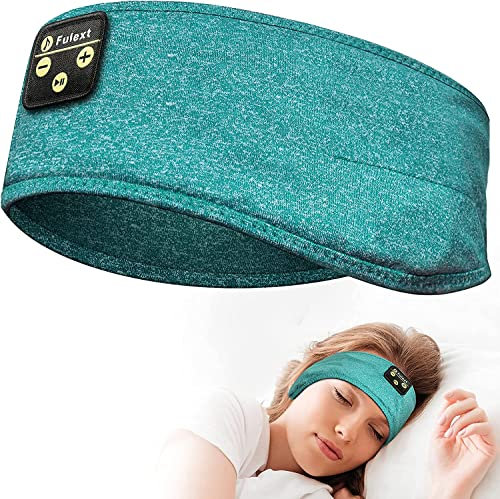 Fulext Sleep Headphones Bluetooth Headband,Sleeping Headphones Sports Headband Headphones, Long Time Play Sleeping Headsets with Built in Speakers Perfect for Workout,Running,Yoga