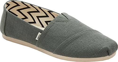 TOMS Damen Alpargata Heritage Canvas Flacher Slipper, Bonsai Grün, 37.5 EU