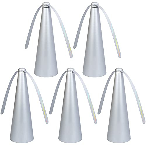 Haishell Lot de 5 ventilateurs anti-mouches pour tables et insectes - Ventilateur portable pour extérieur et intérieur - Gardez les mouches/insectes loin de votre nourriture et de votre famille