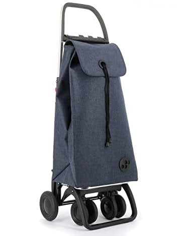 Carro Rolser I-MAX Tweed 4 Ruedas 2 Giratorias Plegable - Marino