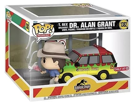 Funko T. REX BREAKOUT: DR. ALAN GRANT - JURASSIC PARK Vinyl Figurine Schwarz