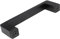 Cokritsm Duschtür Griff 145 mm Loch zu Loch Glastürgriff, Dusche Türknopf Rund Grifff, Türgriff Schwarz Duschtürgriff Edelstahl Griff für Duschtür