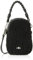 ABRO Unisex Telefono-bolso Poppy Tasche, Schwarz/Nickel