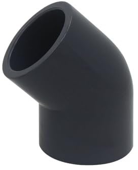 SSIMOO 45-Grad-Winkelstück, PVC-Pool-Rohrverschraubungen, Kupplungshülse, Anschluss, Bewässerung, Gartenadapter, Bypass Kindly (Color : DN150)