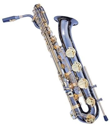 Hochwertiges Bariton-E-Saxophon Aus Messing, Schwarz Vernickelt, Saxophon-Musikinstrumente Mit Mundstücketui