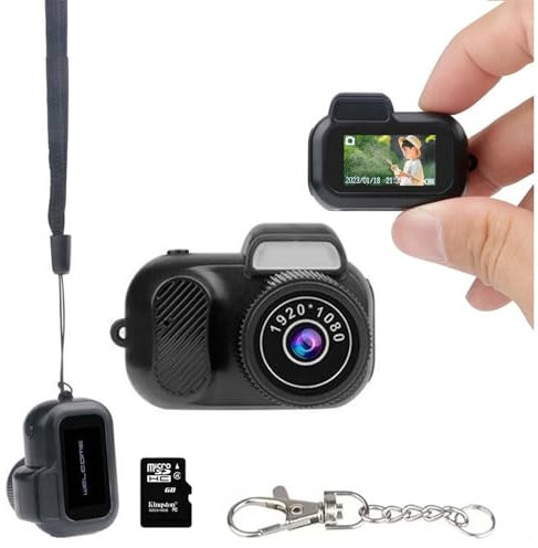 Tencipeda Retro Pixel Camera - 1080p Mini with Screen, Perfect for Travel & Family Gatherings (16G)