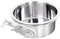 Outdoor Dog Bowl, Kennel Water Bowl - Stainless Steel Food Bowl with Holder | Crate Water Bowl for Pets, Cage Coop Hook Cups, Wall Mounted Food Bowls for Dogs and Cats Indoor and Outdoor